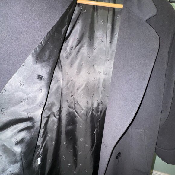 Christian Dior Wool/Angora Authentic Gray Coat - Picture 3 of 4